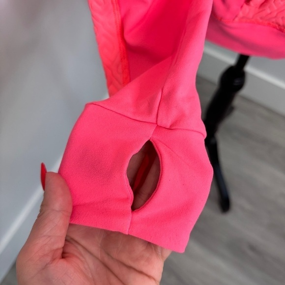 Trina Turk Recreation Pink Athletic Zip Up (L) - Picture 4 of 10